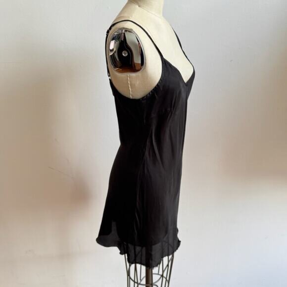 ORGANIC BY JOHN PATRICK Louise Black Slip Mini Dress - Picture 2 of 7